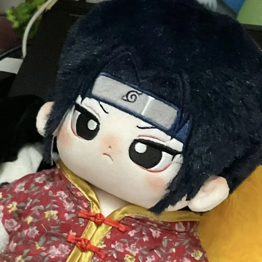 20cm Anime Uchiha Sasuke Handsome Cosplay Plush Doll Dress Up Cotton Doll Toy Soft Pillow Stuffed Figure Toys Collection Gift - Image 4