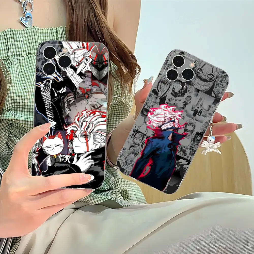 

Чехол для мобильного телефона Dandadan Okarun для iPhone 16, 15, 14, 13, 12, 11 X XR XS 8 6 Pro Max Plus, мини-прозрачный цветной защитный смартфон