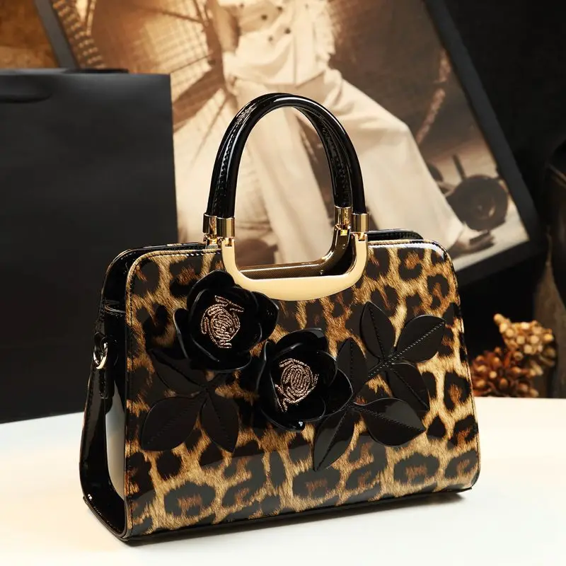 Designer Brand Flower New Leather Shoulder Tote Handbag Crossbody Bags for Women