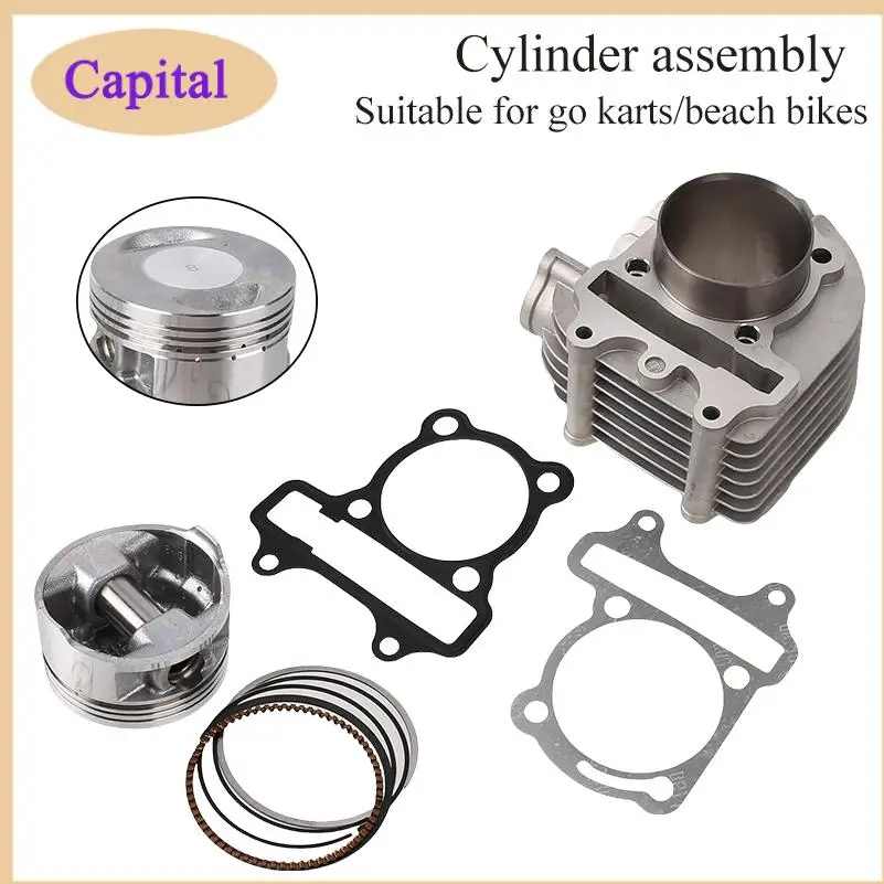 

Suitable for cylinder and piston sleeves forStable and reliable GY6 engines in beach bikes/go karts