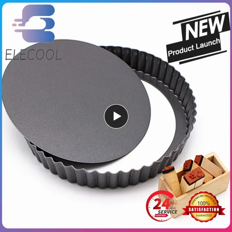 8/10/12cm Mini Round Pie Muffin Cupcake Pans Non-Stick Tart Quiche Flan Pan Pie Pizza Cake Mold Removable Loose Bottom Bakeware