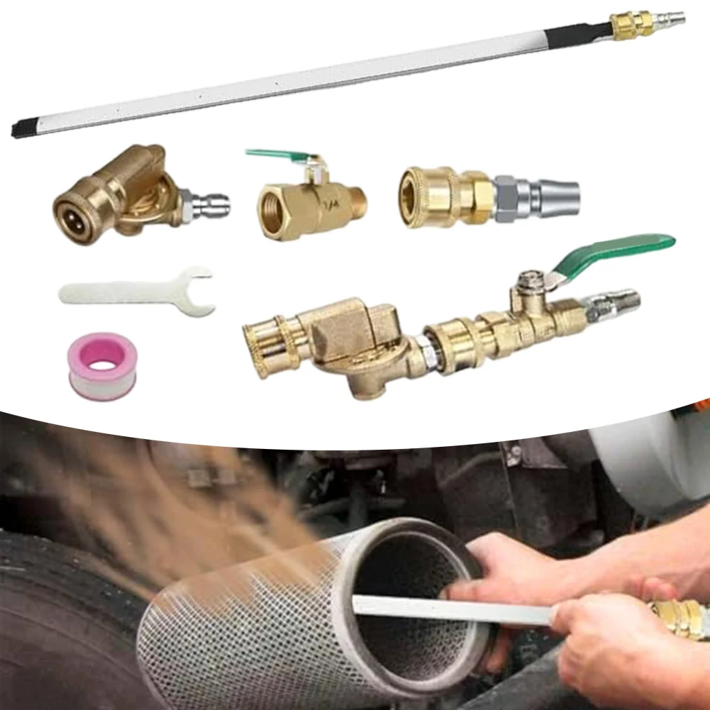 

Stainless Steel Automotive Radiator Cleaner Effortless Setup with Quick Connecting Features for User Friendly Operation