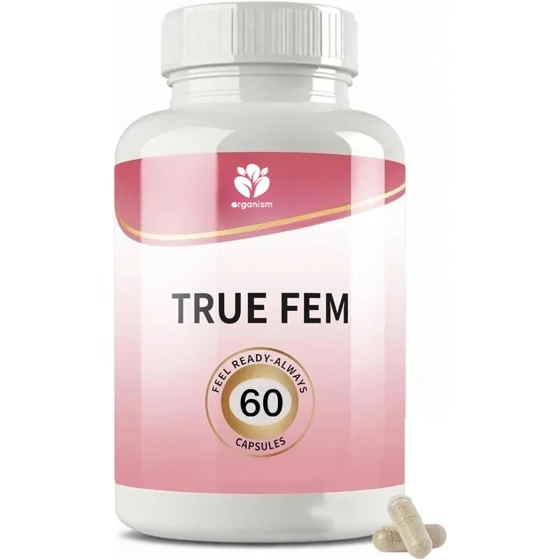 Women's probiotic vitamin capsules, natural plant-based daily health supplements, 60 vegetarian capsules