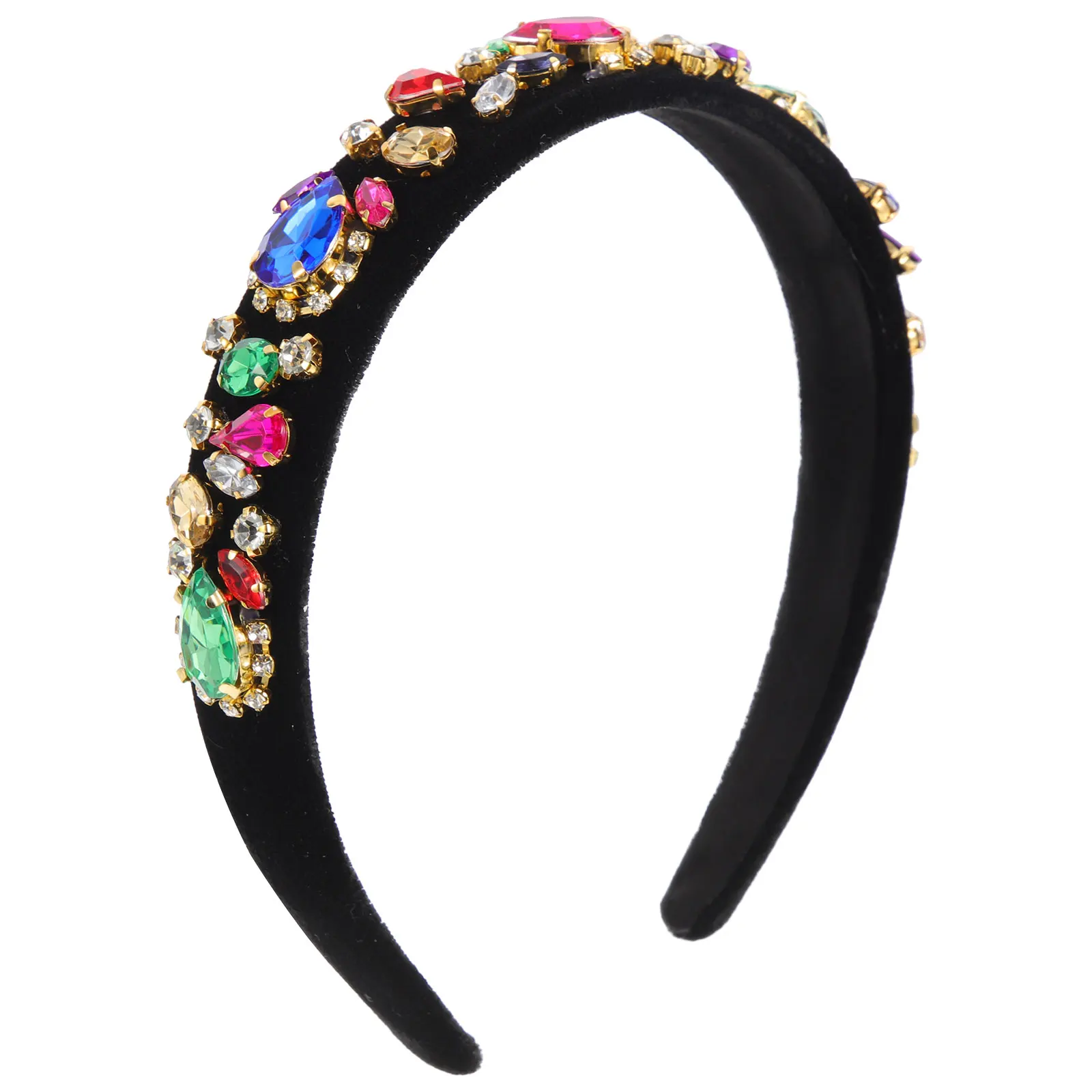 

Scarf Diamond Headband Bride Ornaments Bejeweled Headbands Women Woman Pearl Hair