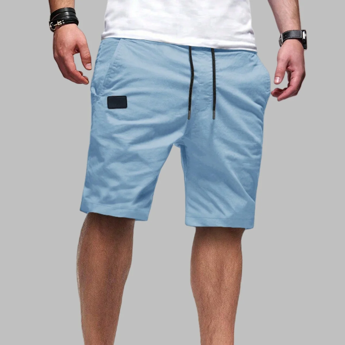 Men's summer sports casual large-sized woven fabric beach shorts, men's new outdoor joggers shorts, 2025 new style shorts