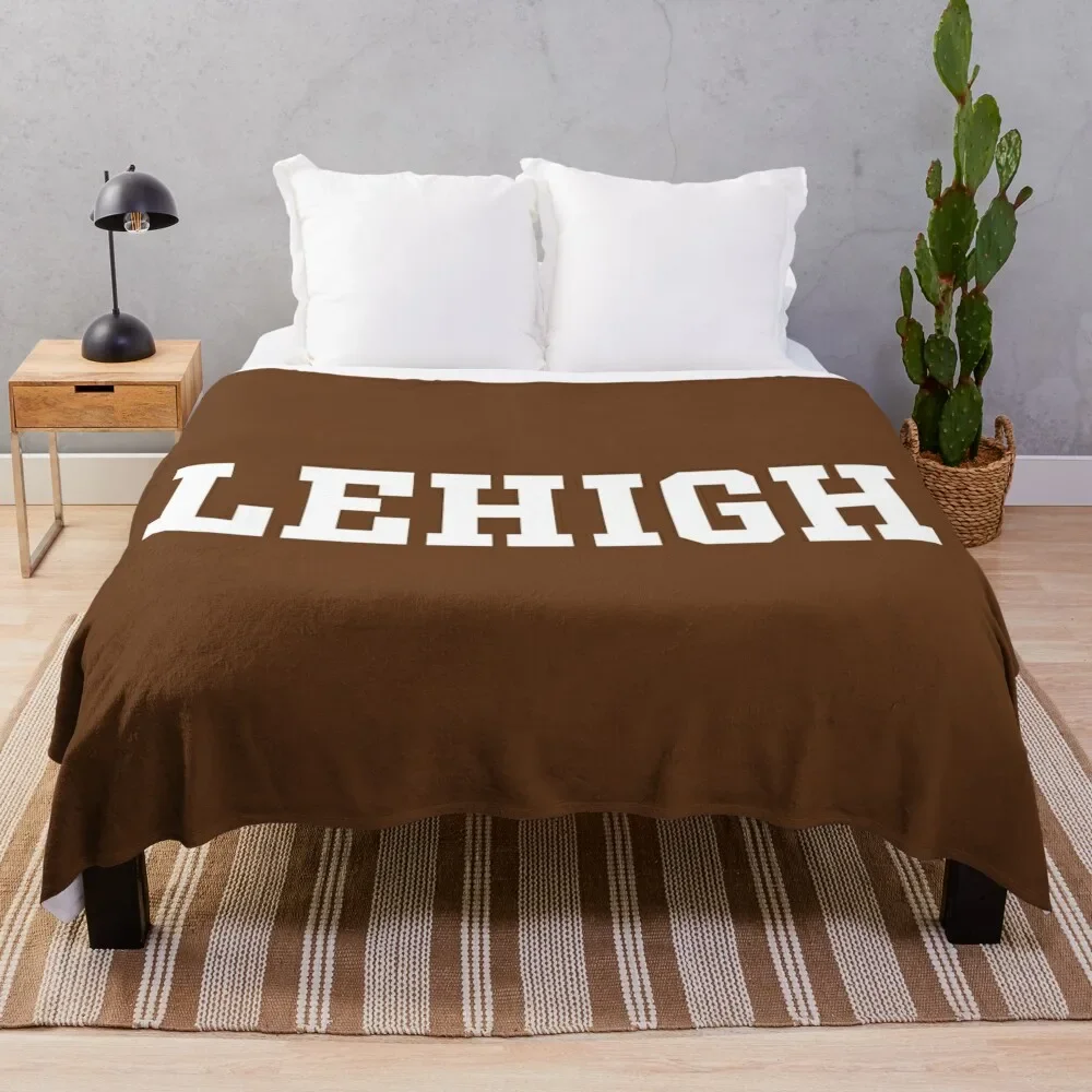 Lehigh Mountain Hawks Wordmark Throw Blanket valentine gift ideas Sofa Quilt Blankets