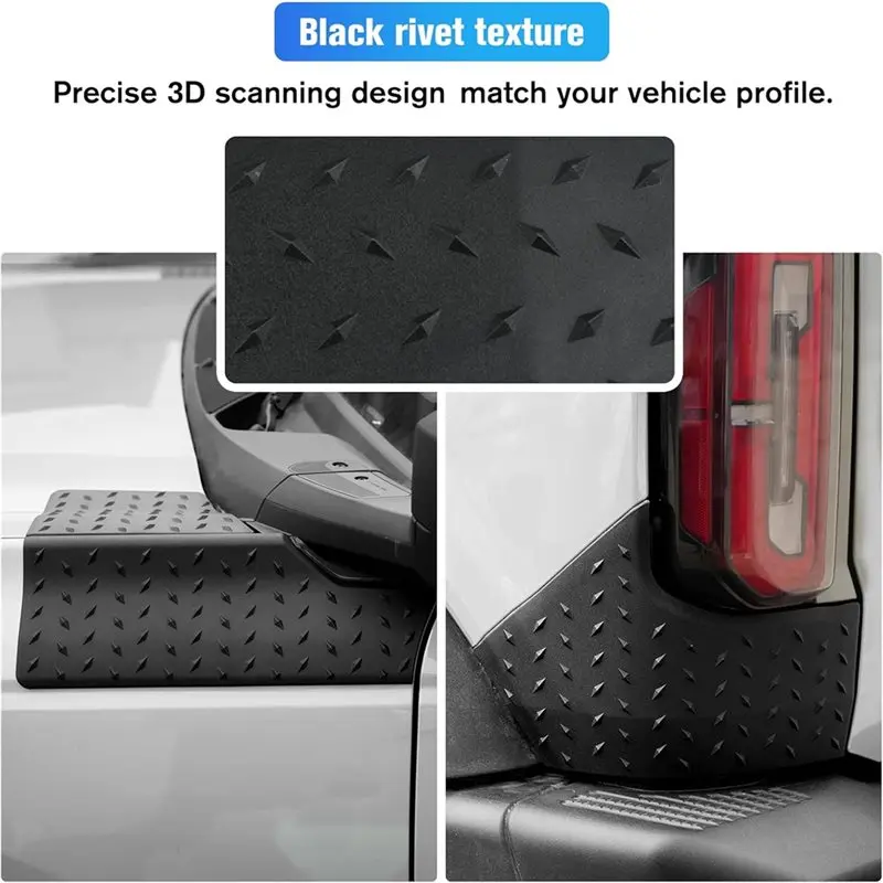 【Top Sale !!】Front Rear Corner Guards Protector Set For Ford Bronco 2021-2026 Body Armor Outer Cowl Accessories