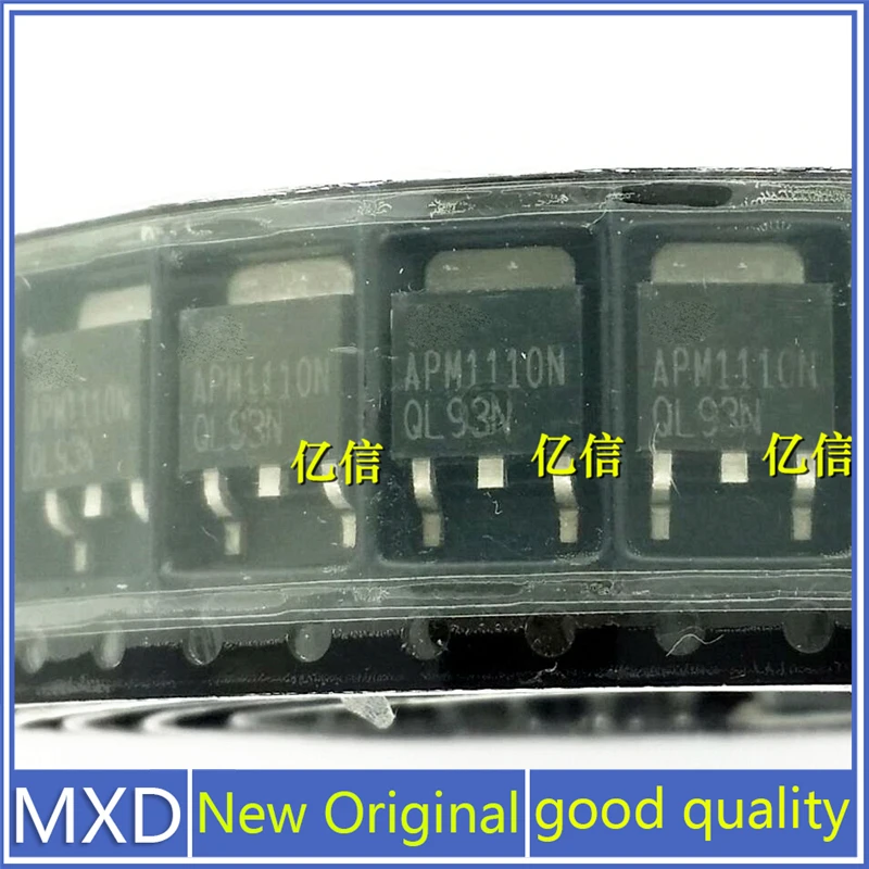 5Pcs/Lot New Original APM1110N Patch MOS Field Effect Tube TO-252 100V 10A Good Quality In Stock
