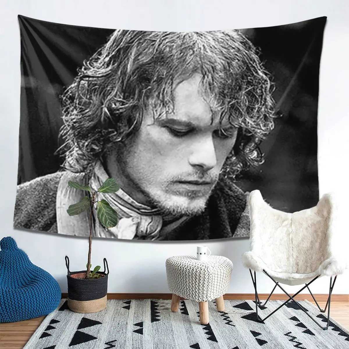 

Джейми Фрейзер Outlande гобелен украшение художественные эстетические гобелены для гостиной спальни дома настенная ткань настенная подвеска