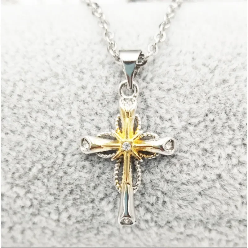 Octagonal Star Cross Alloy Pendant Unisex Fashion Women Jewelry Good-looking Styles Individuality High-matching Characteristics