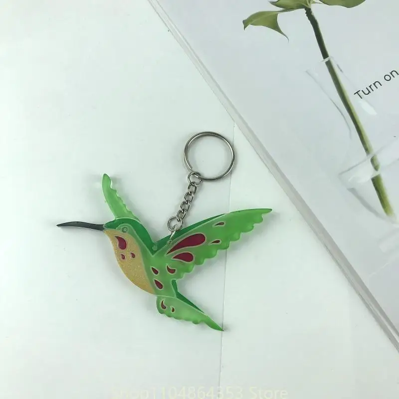 

652f Колибри -мела для брелок с эпоксидным ожерельем для эпоксидного ожерелья для кормления