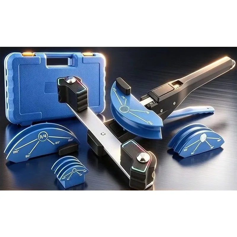 Pipe Bender VBT-CB1R Air Conditioning Copper Pipe 7-in-1 Combined Pipe Bender Set 6-22mm with Front and Back Bends