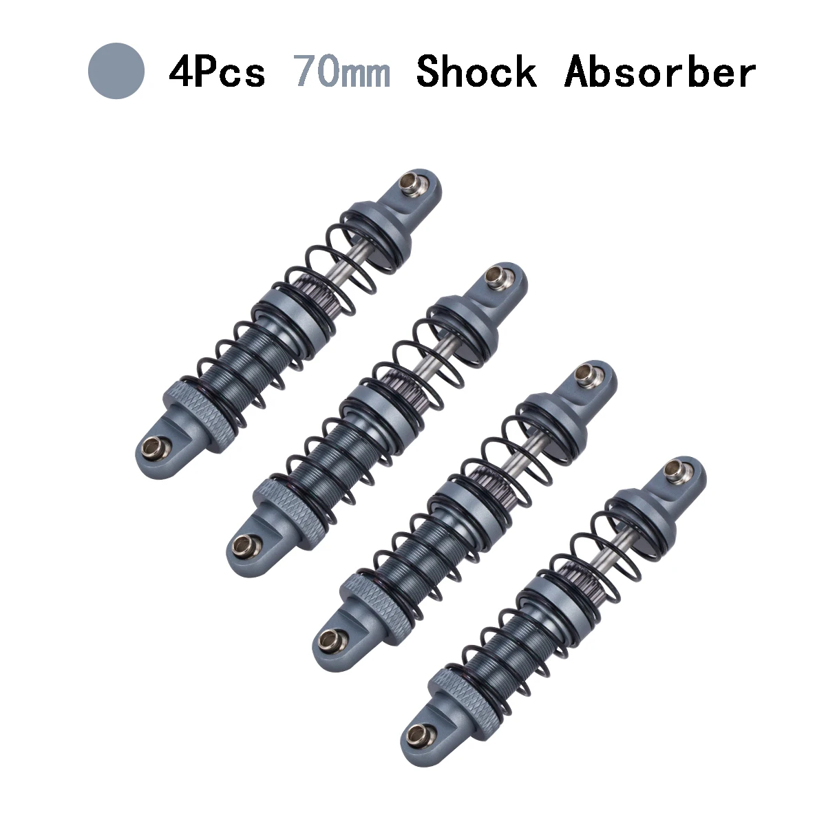 4 STUKS 70mm 80mm 90mm 100mm 110mm 120mm Verstelbare Schokdemper Olie Demper Voor 1/10 RC Crawler Auto TRX4 Axiale SCX10 AXI03007 D90