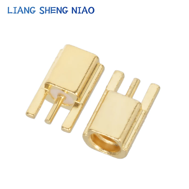 10pcs/lot MMCX Female Jack Connector PCB Mount With Solder Straight Gold Plated MMCX Socket RF Connector MMCX-K-PCB