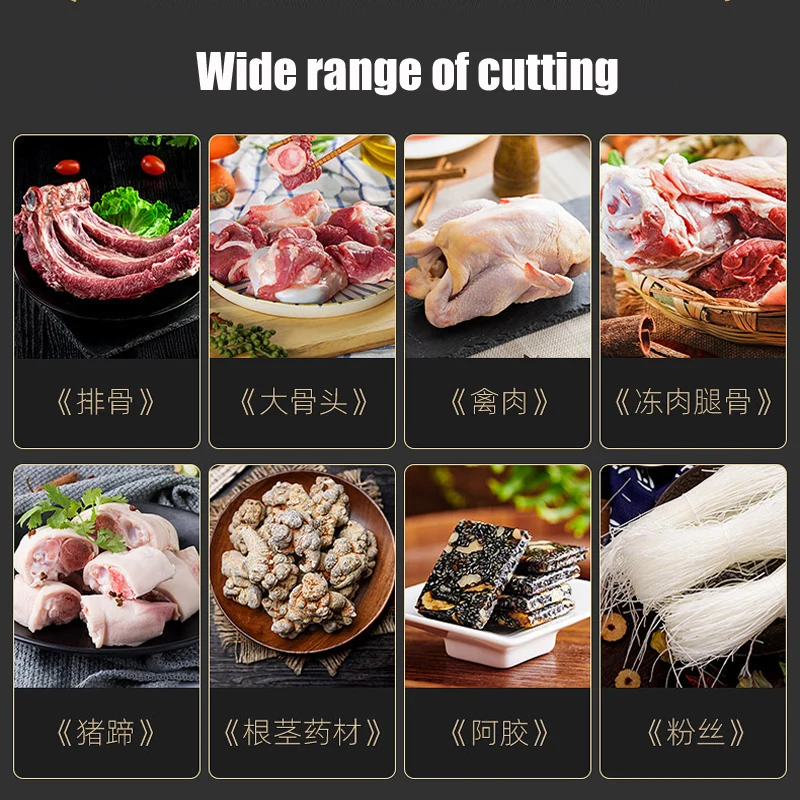 

Household Manual Vegetable Slicer Stainless Steel Fish Ribs Lamb Frozen Meat Slicer Bone Cutting Machine Kitchen