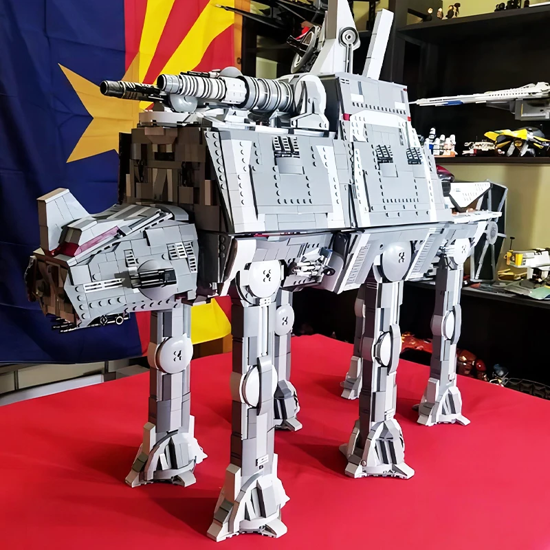 MOC – véhicule blindé de Transport militaire, marcheur de commande tactique tout-Terrain, blocs de construction, modèle d'assemblage, jouets en briques de film étoile