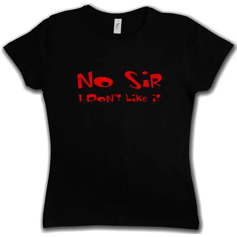 Camiseta para mujer NO SIR I DON'T LIKE IT, Mr Horse Ren Pferd y Stimpy