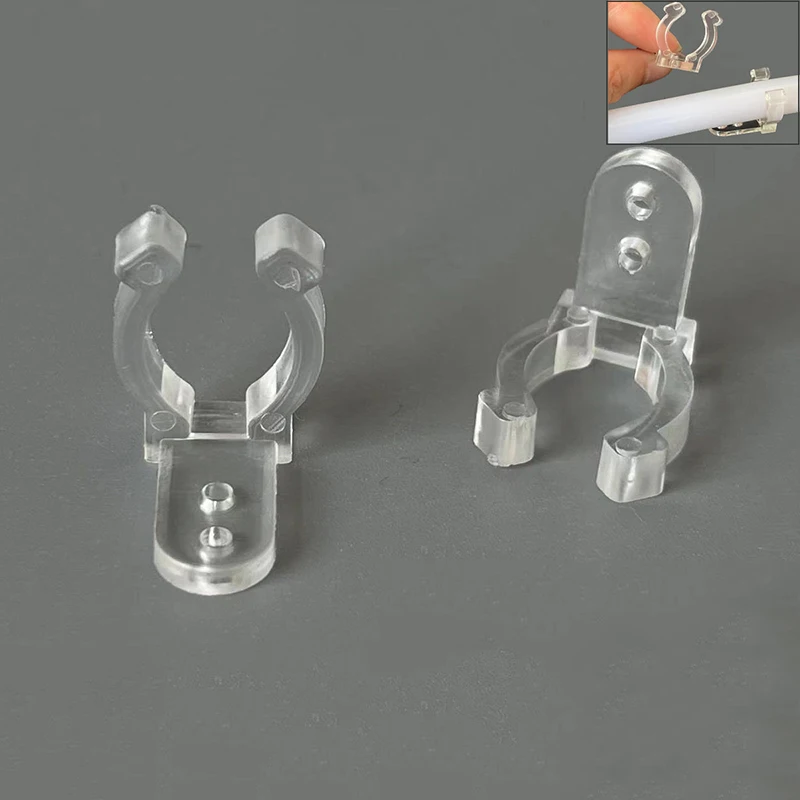 Led Connector Fix Clips Plastic Accessories Mounting Fixing on Wall For  Diameter 10-15MM Circular 110/220V RGB Neon Strip Light