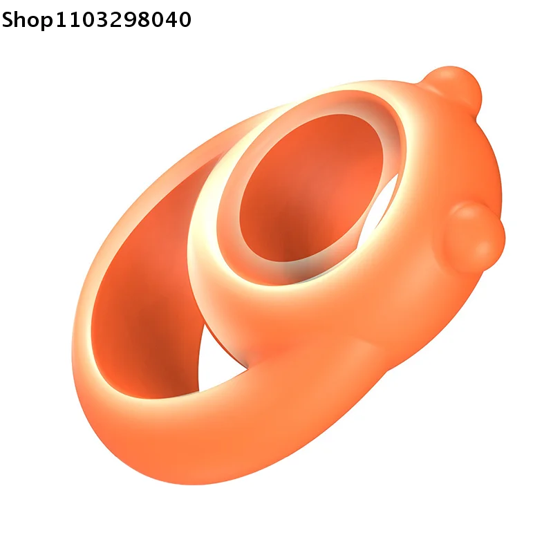 Silikon Penisring Bären-Cockring Hoden-Stretcher Erektionsring Ejakulations-Verzögerer Sexspielzeug für Männer