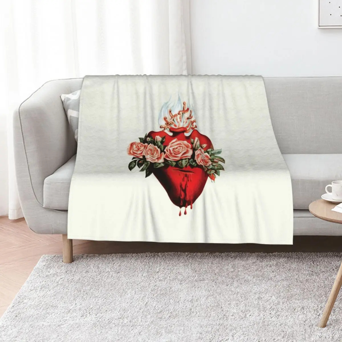 Immaculate Heart of Mary Vintage Throw Blanket heavy to sleep Summer Beddings Decorative Sofa manga Retros Blankets