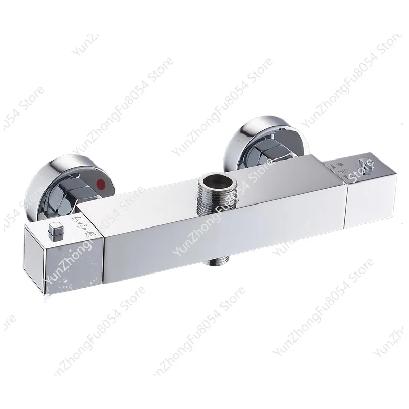

All-copper solar water heater thermostatic valve, shower faucet mixing valve