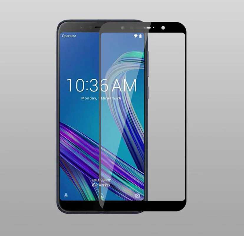 2.5D 9H Premium full Tempered Glass For ASUS ZenFone Max Pro M1 ZB601KL ZB602KL  6\