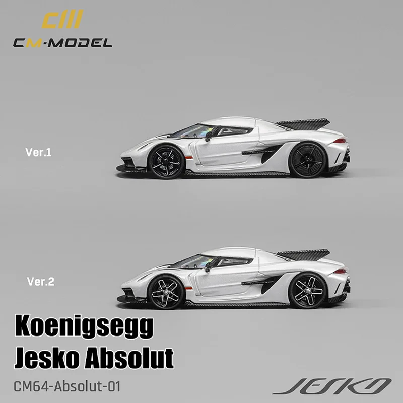 KOENIGSEGG JESKO ABSOLUT-vehículo de juguete de aleación, modelo de Metal fundido a presión, regalos, CM 1/64