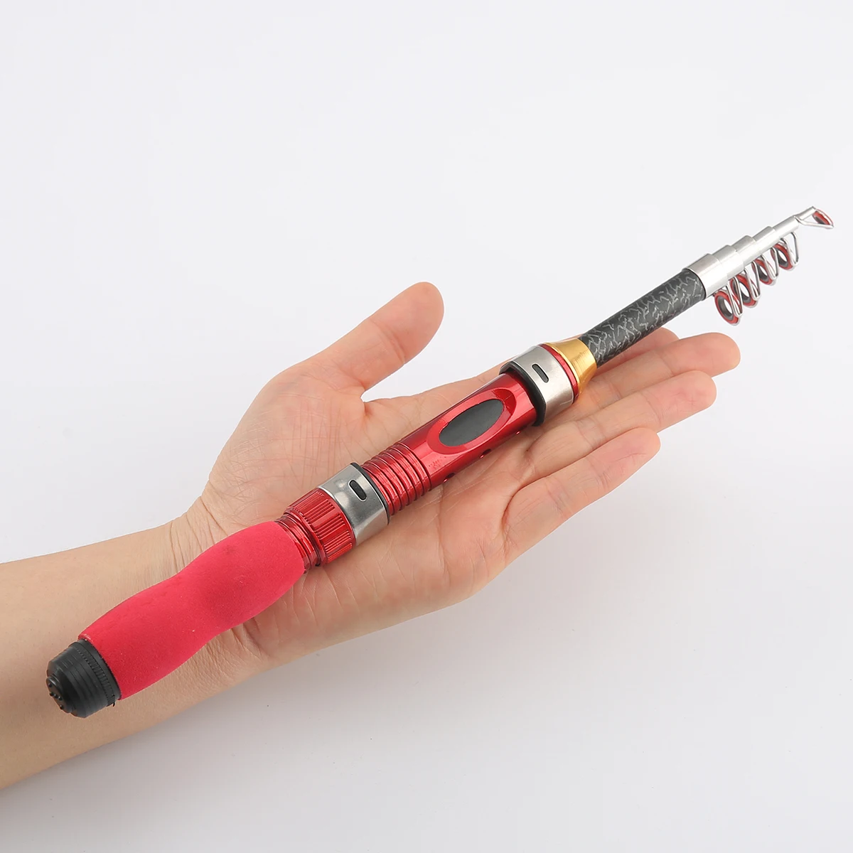 

Portable Fishing Rod Pole Travel Outdoor Fiberglass Telescopic Ultrashort Lightweight Strong Durable Practical Use Ergonomic