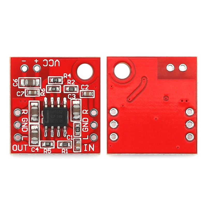 TDA1308/NE5532 DC3-6V Preamplifier Board for Headphone 20x20x4mm Audio Amplification Circuit Board