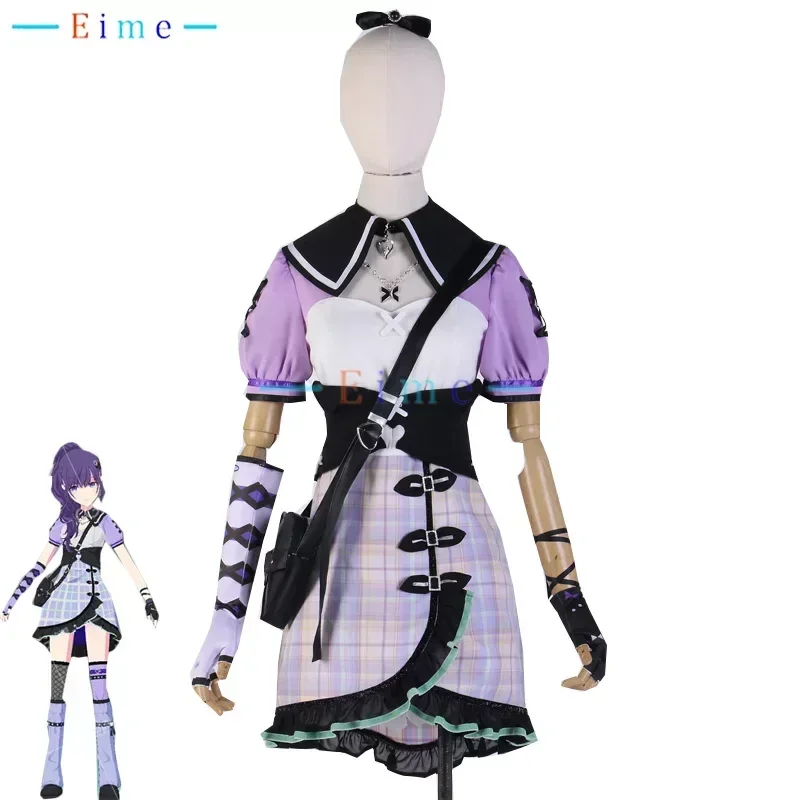 Game Project Sekai Kleurrijk Podium 25 Uur Asahina Mafuyu Cosplay Kostuums Vrouwen Roze Jurk Anime Kleding Uniformen Op Maat Gemaakt