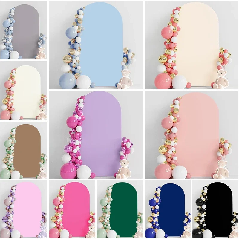 

Arch Backdrop Cover Elastic Spandex Multiple Sizes Background for Babyshower Birthday Wedding Anniversaire Party Decoration