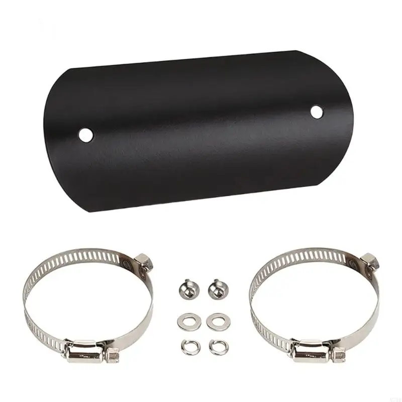 M76E Edelstahl-Motorrad-Auspuffrohrabdeckung für Mittelteil – Detail 5