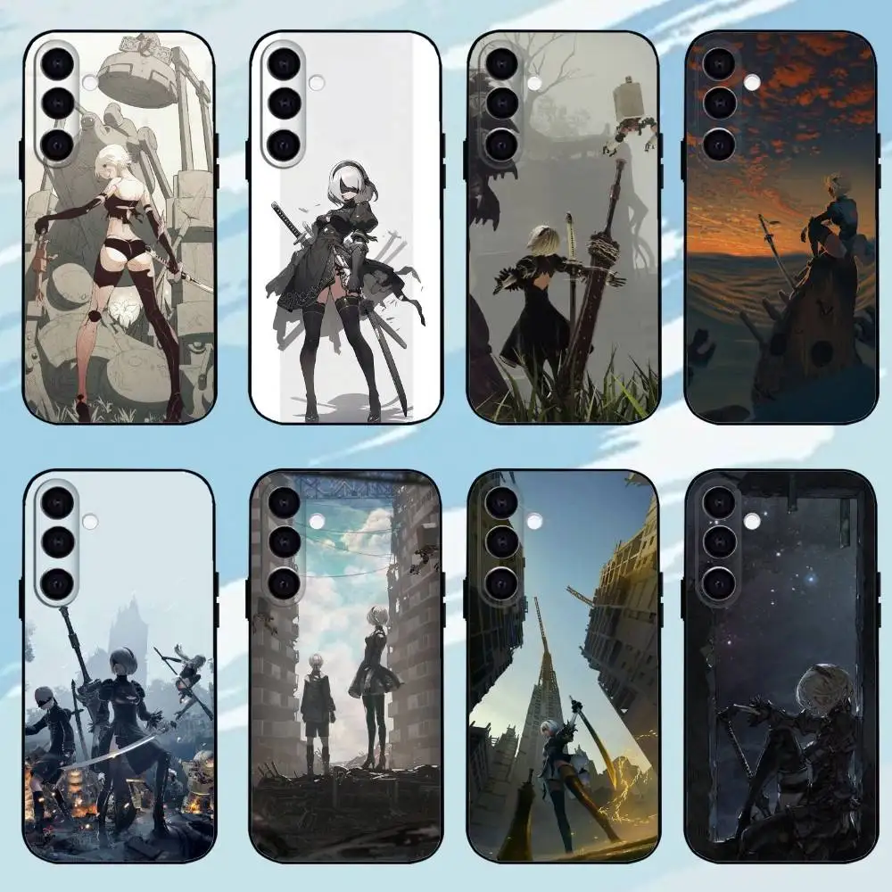 

Game N-NieR Automata-a Phone Case For Samsung Galaxy A73,A72,A71,A70,A53,A52,A51,Others Soft Black Shell ll