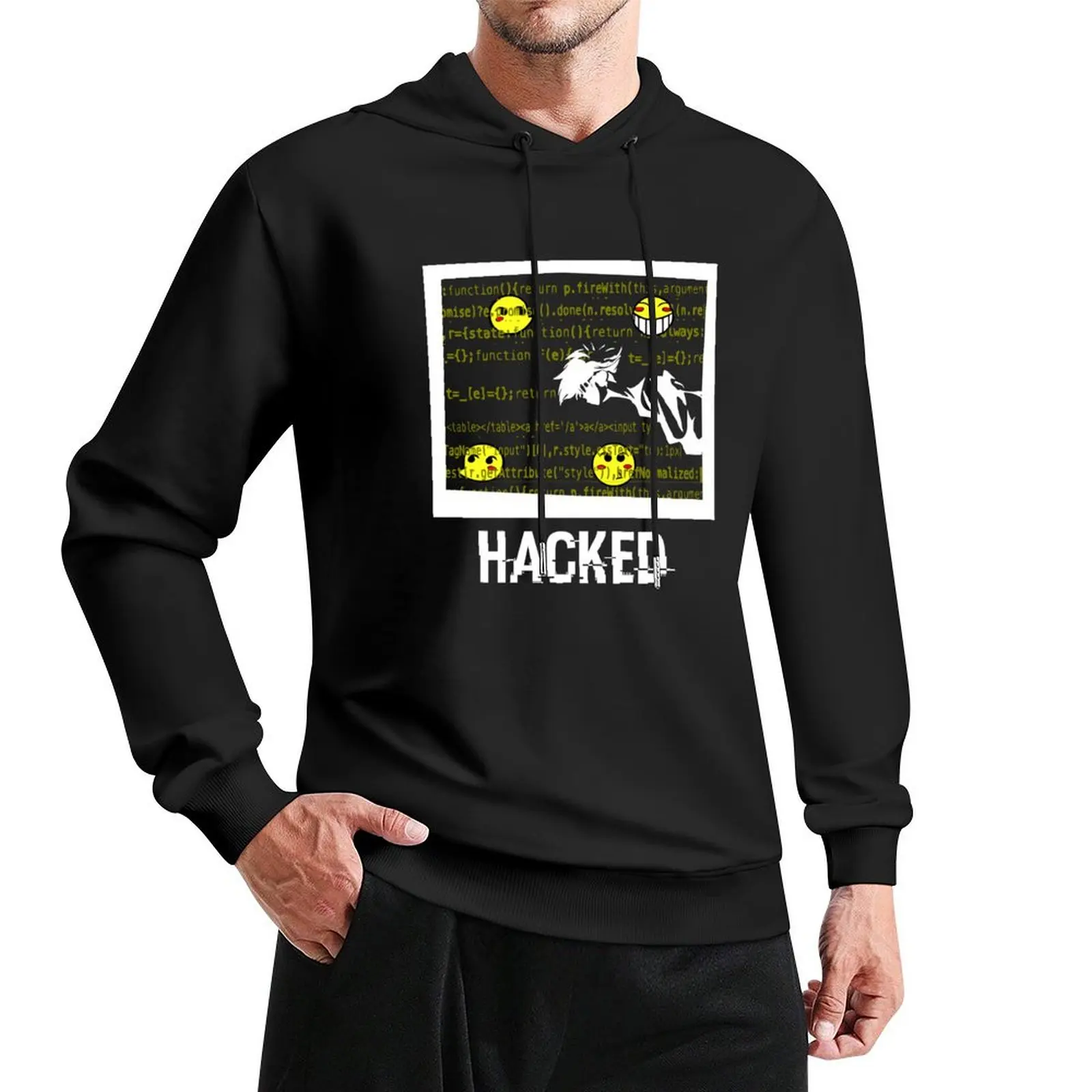 

Hacked Radical Edward - Space Cowboy - Anime Hacker - 90s Anime Anime Aesthetic Pullover Hoodie hooded shirt hoodie