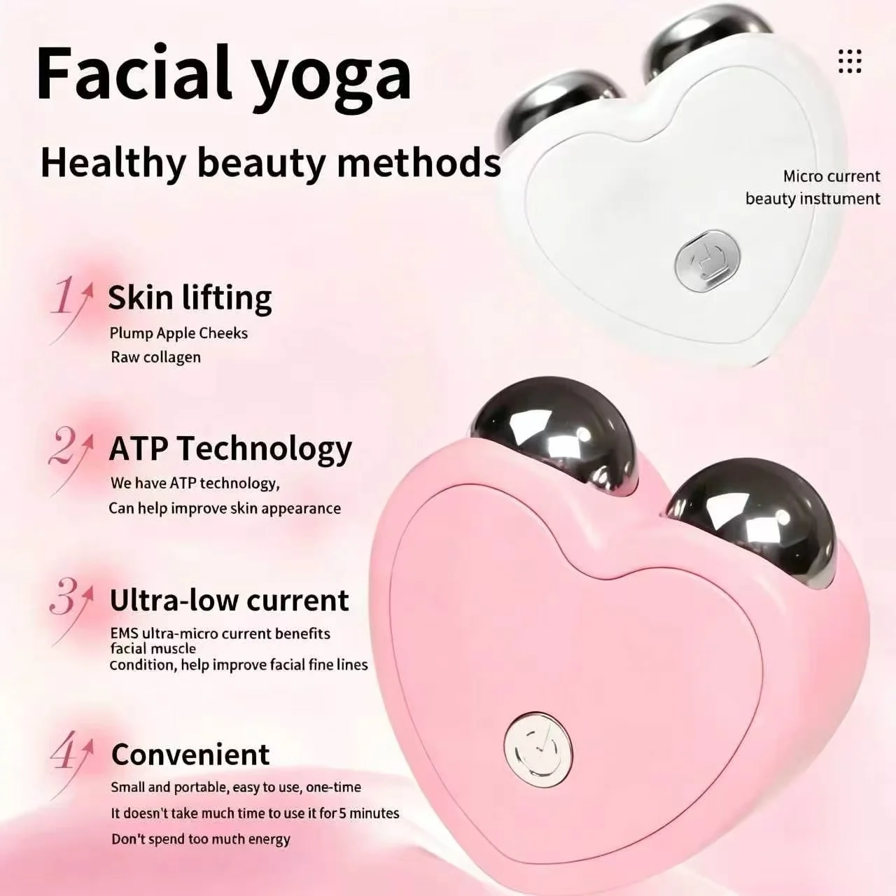

New 3D Microcurrent Face Lifting Massager Skin Tightening Rejuvenation Beauty Charging Facial Anti Wrinkle Skin Care Beauty Tool