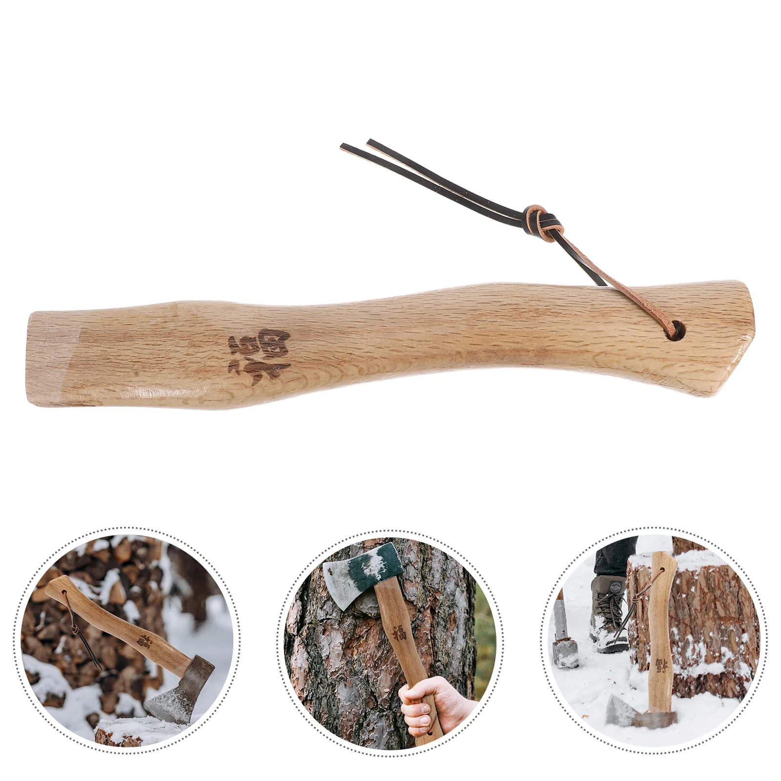 

Outdoor Axe Handle Hammer for Tools Camping Handles Wooden Gardening Replace Use Part
