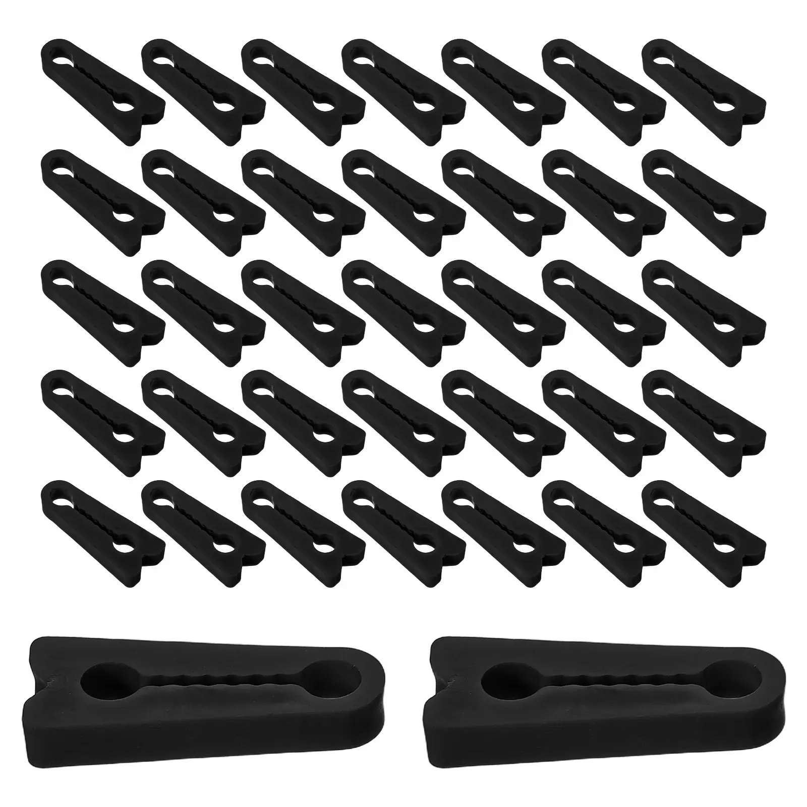 40Pcs Car Door Lock Damper Pads Soundproofing Quiet Buffer for Noise Reduction Door Lock Pad Universal Automotive Interior
