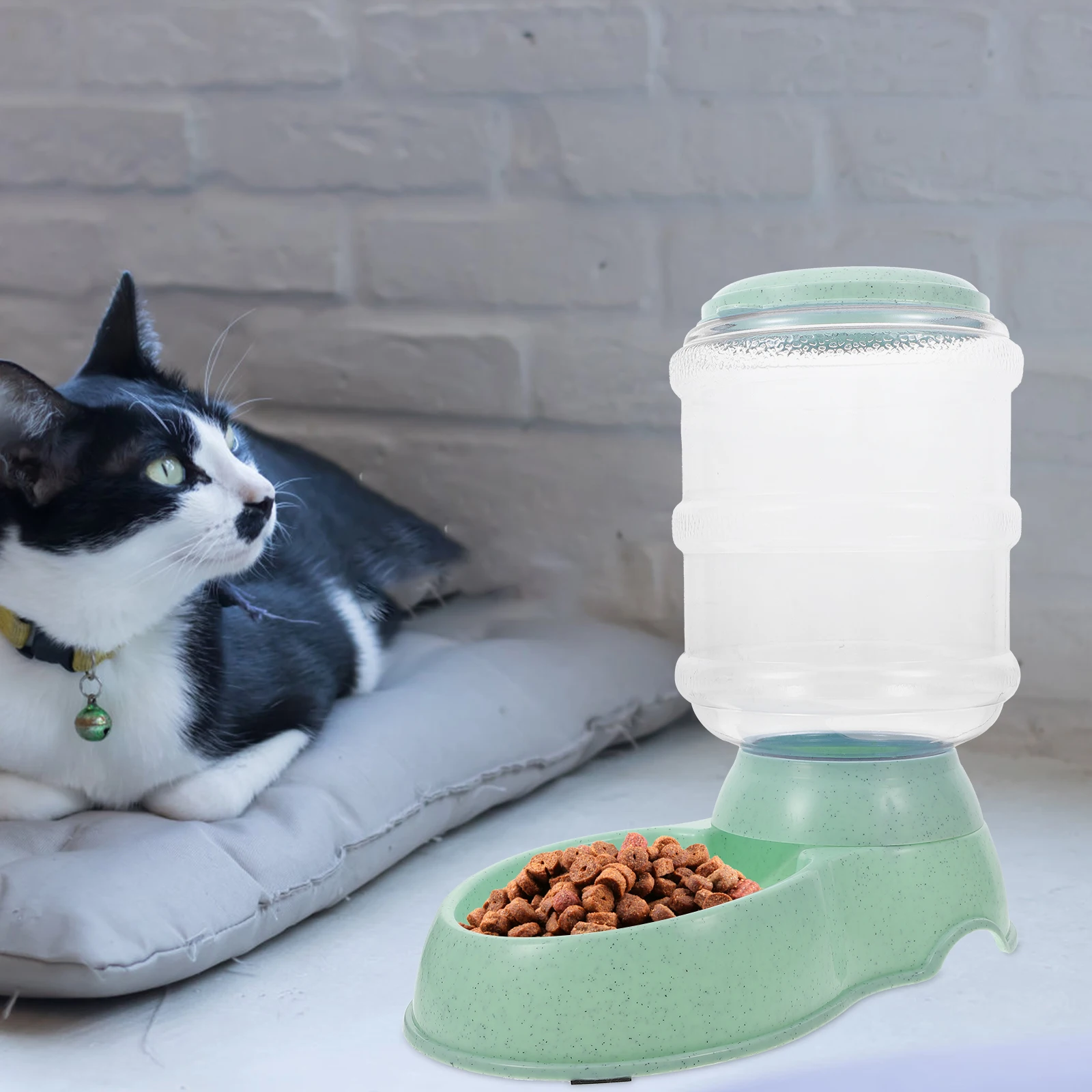

Automatic Pet Feeder High Capacity Cat Dog Food Dispenser Plastic Pp Material Bite Resistant Shatterproof Durable Safe Easy