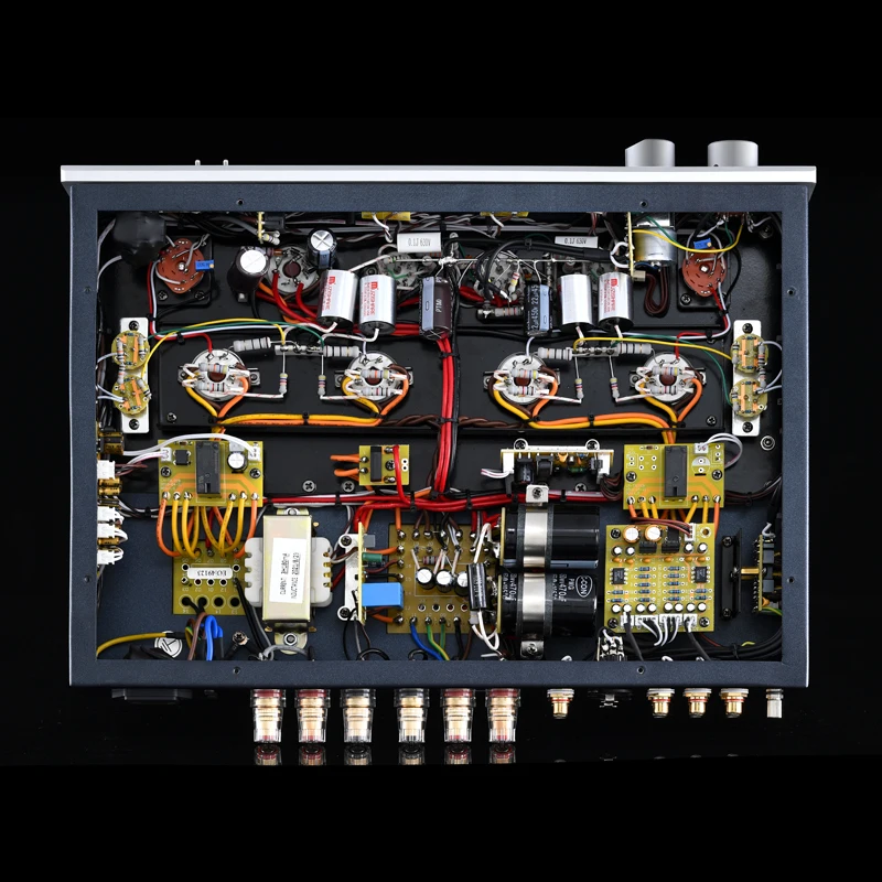 Amplificatore valvolare HIFI domestico di livello A 25W + 25W con amplificatore audio valvolare con uscita ad alta potenza per cuffie integrata