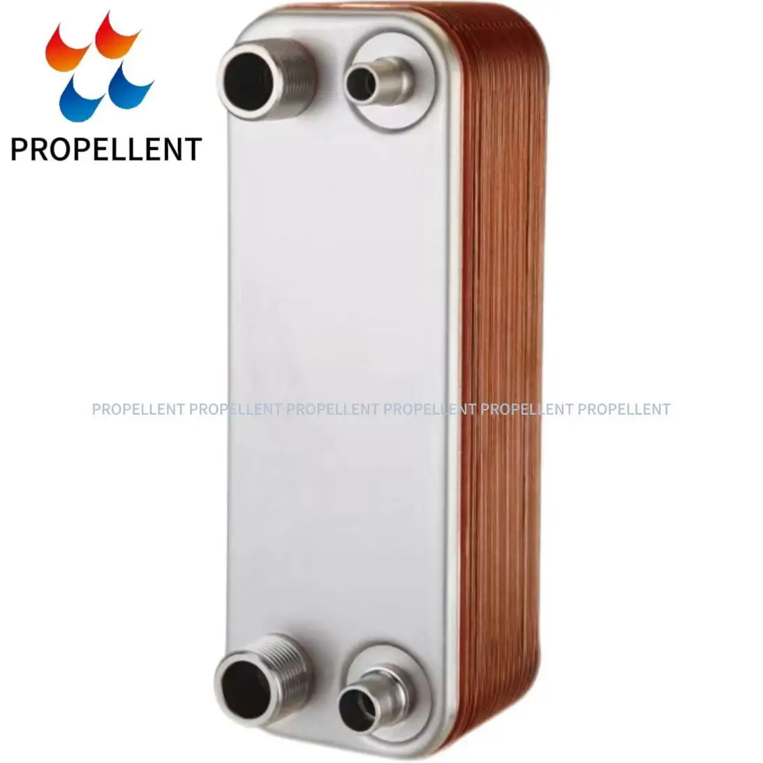 Lightweight Brazed Plate Heat Exchanger for Water Heaters