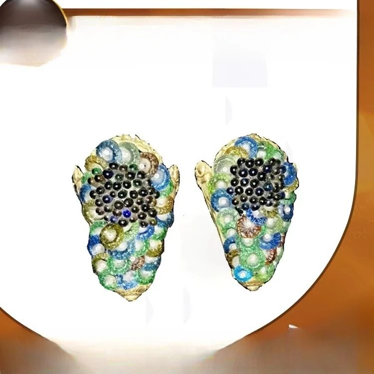 كريستال برونزي عتيق كريستال/زوج من الكريستال الإمبراطوري الفرنسي كبير الحجم