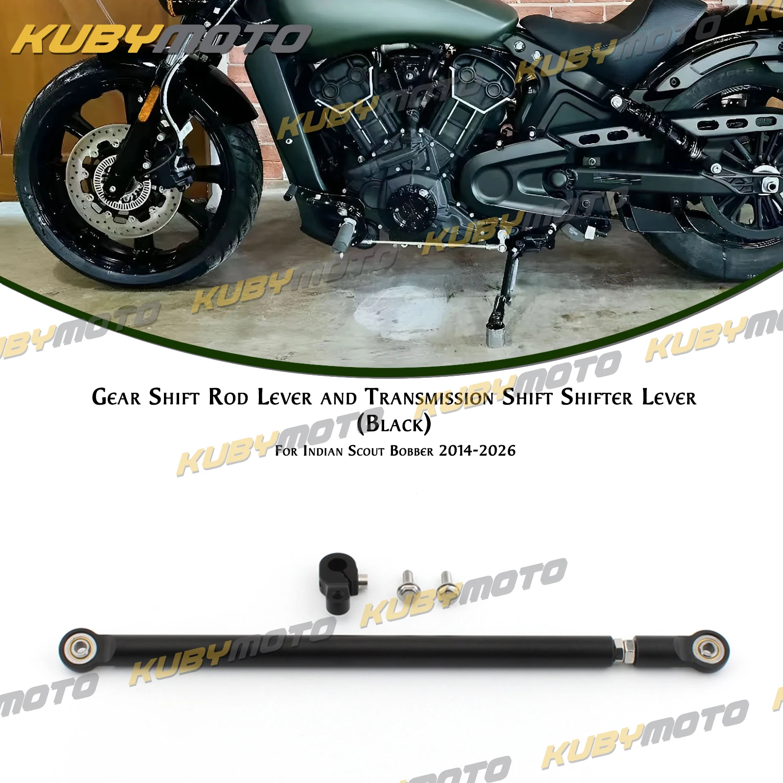 

Motorbike Gear Shift Rod Lever Linkage and Transmission Shift Shifter Lever For Indian Scout Scout Bobber Scout Sixty 2014-2026