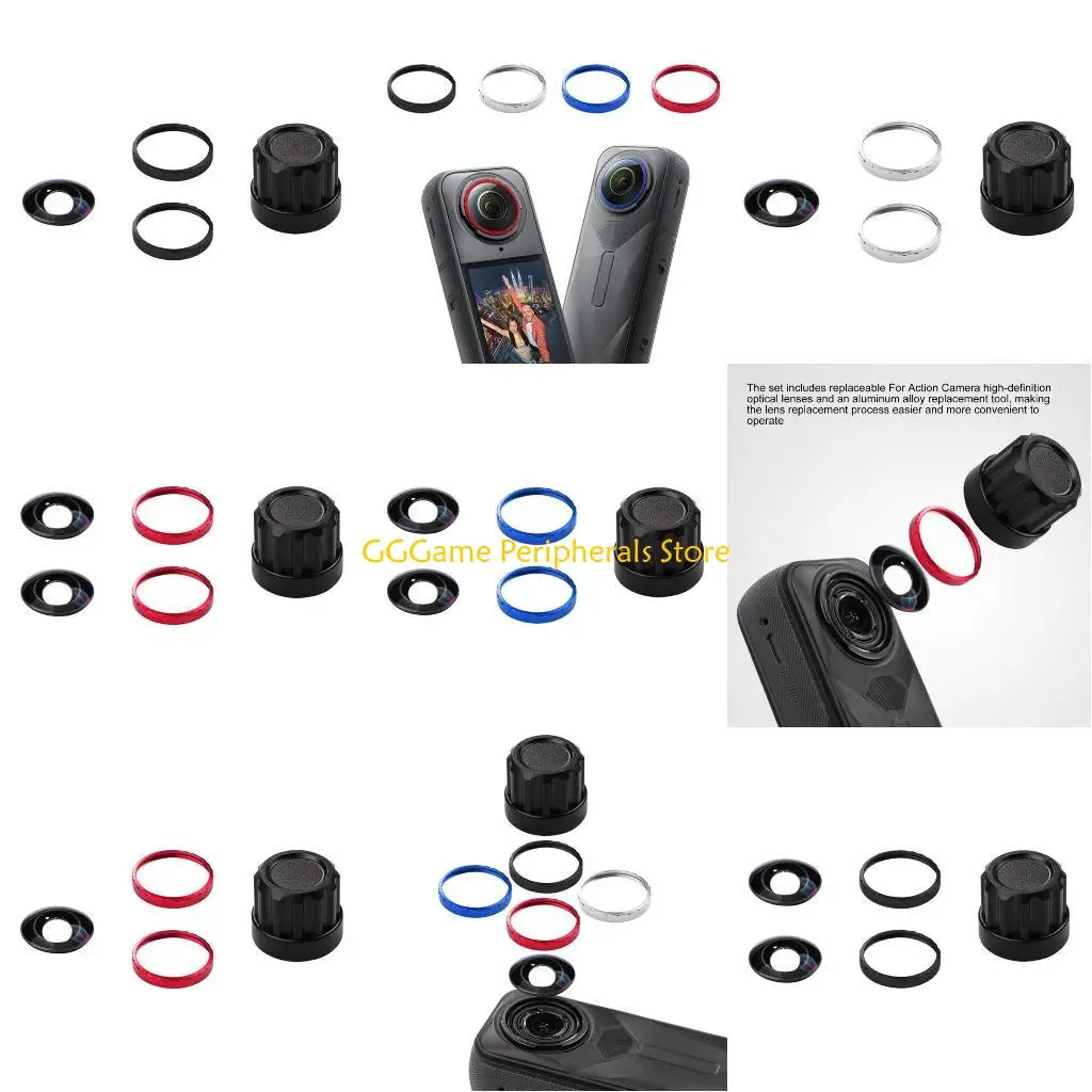 

U55B Optical Lens Scratch Resistant Replacement for X5 Action Camera Accessories