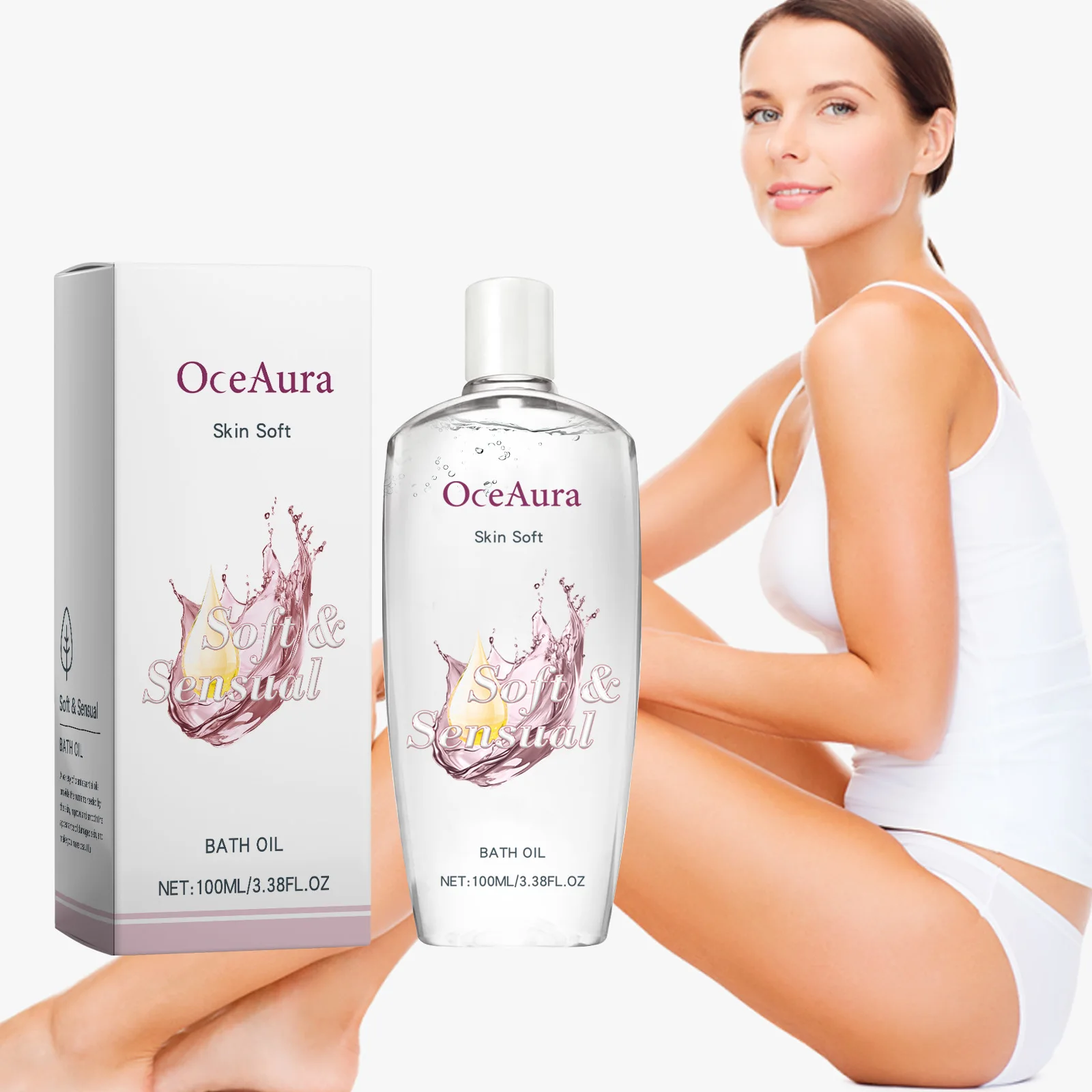 Oceaura Body Moisturizing Oil Nourishing Skin Brightening Skin Keeps The Skin White Enhances Skin Elasticity Daily Care Body Oil