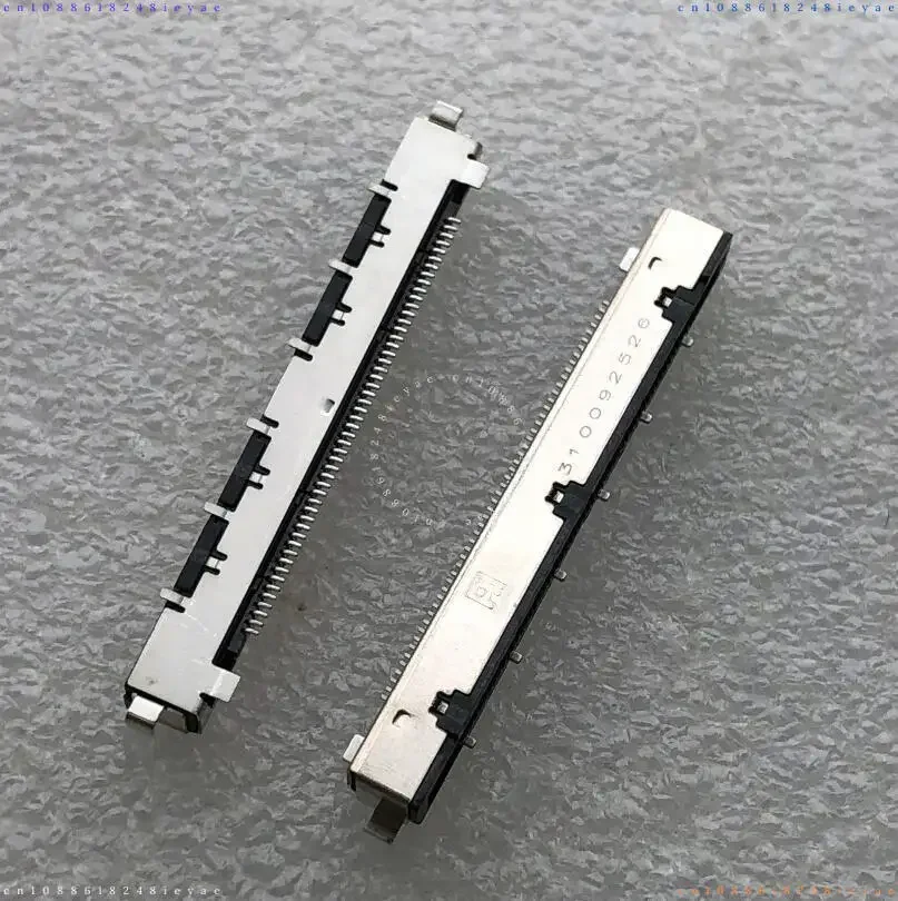 Autocollant horizontal d'interface Lvds 51p, emplacement pour câble LCD, connecteur de câble 51 broches, prise Ffc