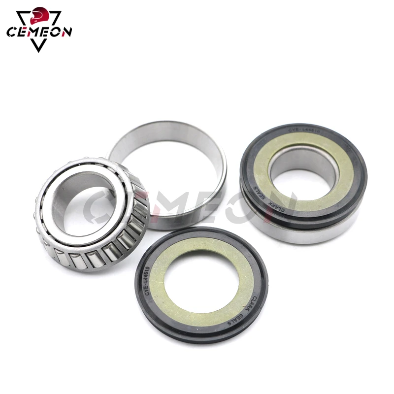 

For Road King FLHR Custom EFI FLHRSI FLHRS EFI FLHRI Roadster XLS Motorcycle Steering Bearing Pressure Ball Wave Disc Kit