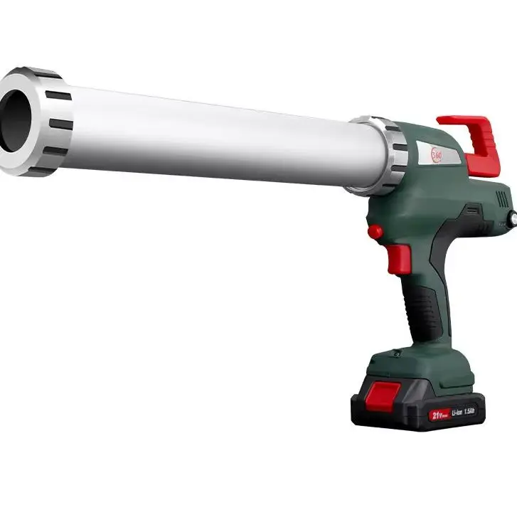 

Portable Rechargeable Lithium Glue Gun 21v 1500mah Electric Cordless Caulking Gun Portable Glass Hard Rubber Sealant Gun