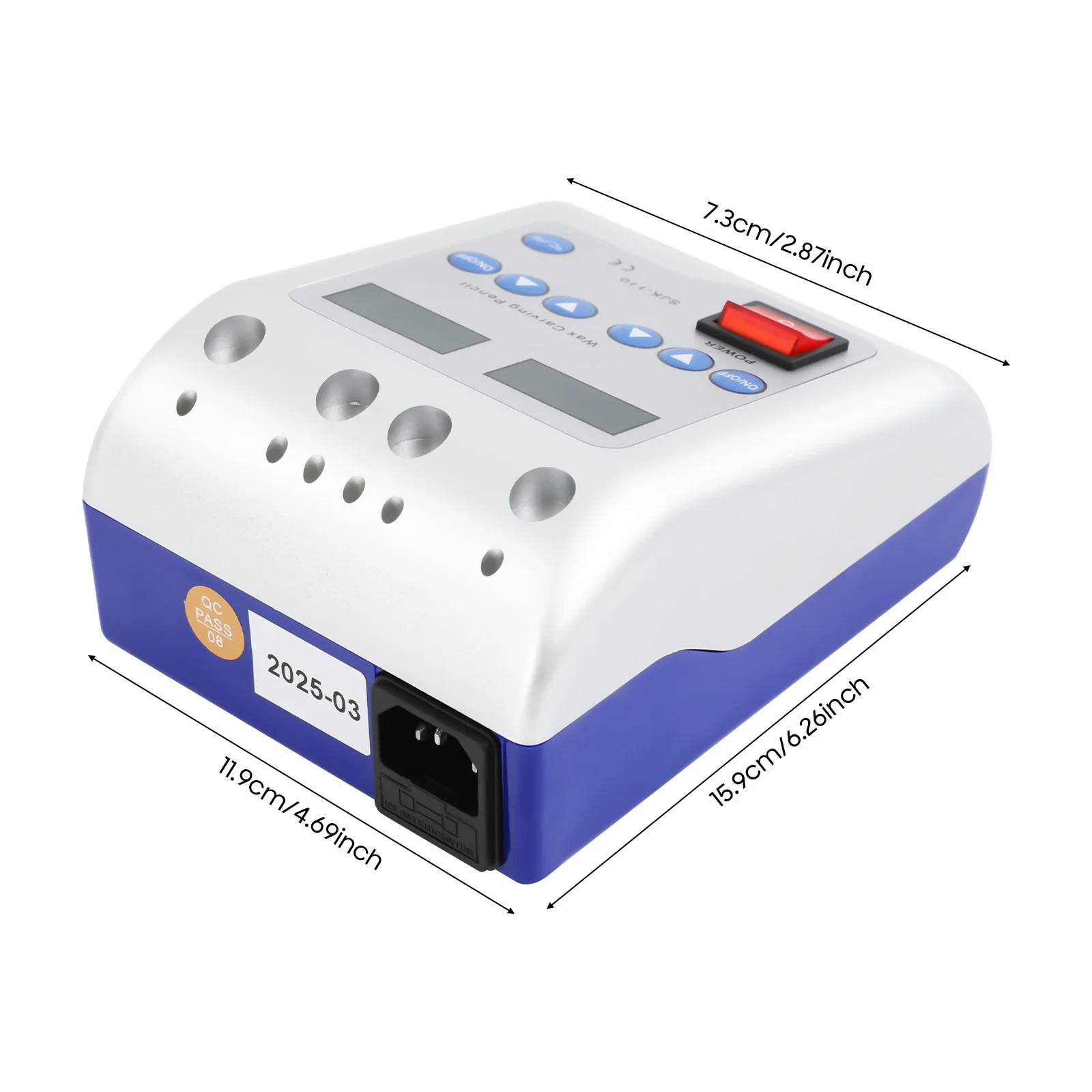 歯科ラボ電動ワックスカービングナイフマシン + ペン2本 + ワックステップ銅歯科エンセラドール電動ツール50W