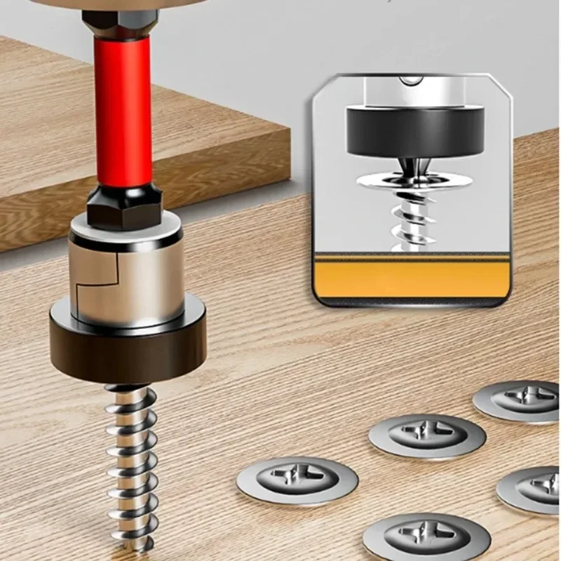 D5 Positioning Screwdriver Bits Drywall Screw Bits 50mm Gypsum Board Plasterboard Screws Locating Batch Head Drilling Hand Tools