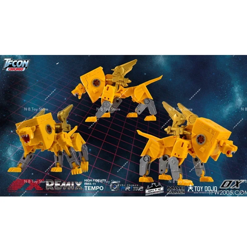 Figure De Acción De Transformer, Caja, MMC, Ocular Max, Ox, RMX-11, RMX11, Time, Remix11, 1:1로 변형 가능한 로봇